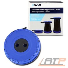 ENVA KLAPPHOCKER AUSZIEHBAR BLAU 150kg STUHL HÖHENVERSTELLBAR TELESKOP CAMPING Campingstuhl price