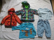 Konvolut Kleidung für Kleinkind 3-6 Monate - Fleece gefütterter Mantel, Krümelmonster Top Baby-Mevlut Outfit price
