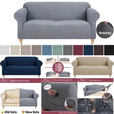 PREMIUM Elastische STRETCH SOFABEZÜGE Schonbezug Schutzgarnitur 1/2/3/4 Sitzer Sofa Bed price