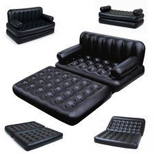 5 in 1 AUFBLASBARES DOPPELSOFA LIEGE COUCH LUFTBETT MATRATZEN SOFABETT SCHNELL Sofa Bed price
