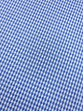 Kobaltblau kleines Gingham 100 % Baumwolle 55 Zoll Stoff Fabrics price