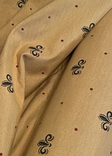 Seamoor Stoffe "Europa" Gold, Rot & Marineblau Fleur De Iys 140 cm x 1 Meter Neu Fabrics price