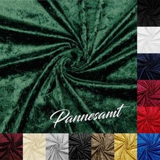 Pannesamt Samt Stoff Meterware Bekleidung Kostüm Panné 140cm Breit Fasching Deko Baby-Gold Kissen price