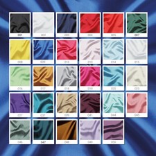 Satin Stoff uni Meterware 0,5m Länge 1,46m Breite seidig glänzend viele Farben Baby-Gold Kissen price