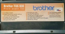 Brother FAX-930 Normalpapier Faxgerät mit Box SW3 Fax Machine price