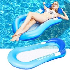 Luftmatratze Wasser-Hängematte - Pool Lounge Wasserbett Wasserliege + Netz Luftmatratze price