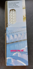 RENZ Plastikbinderücken für GENIE Bindegerät ,1 Packung = 100 Stück  #02 Bindegerät price