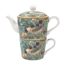Keramik Tea For One Set W. Morris Erdbeerdieb stapelbar Teekanne & Tasse Tea Time Tea / Teapot Sets price