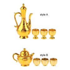 Teekanne Set Golden Haushalt Servierset für Wohnzimmer Zuhause Esstisch Tea / Teapot Sets price