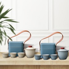 Reise Teeservice mit Tragetasche Keramik Teekanne Teegeschirr elegant Porzellan Kung Tea / Teapot Sets price