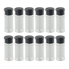 12 Gewürz Kunststoff Dosen 100ml Kräuter Spice Gewürze Behälter Küche Tool Practical Küche Tools price