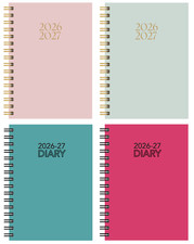 Academic Diary 2026-2027 A5 Spiral Gebunden Hartcover Mid-Year Planner Planner price