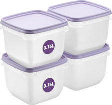 Smartstore Frischhaltedosen Mit Deckel Und Kühlschrank Organizer 0.75L 4Er Set | Aufbewahrung Containers price