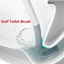 Silikon WC-Reiniger Bürste - Golfkopf für Squatting Pan - einfaches Aufhängen Turkish-Style Toilet price