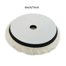 1pc 6"/7" Wool Polishing Pad For Polisher Machine Waxing Polishing Buffing Polisher / Polishing Machine price
