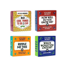 50 Karten Fragen Spiel Quiz Reisespiele Rätsel Decks Spaß Kinder Erwachsene Familie Games for Adults price