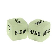2 Stück im Dunkeln leuchtende erotische Positionswürfel - Paare Erwachsene Sexspiel & versautes Spaßgeschenk Games for Adults price