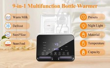 Baby Flaschenwärmer 9-in-1 Digital Babynahrungserhitzer mit Timer Digitalanzeige Baby-Food price