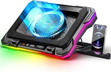 Laptop Cooling Pad Leistungsstarker Turbo Lüfter RGB Gaming Notebook Kühler Ständer 8 Laptop Fan price