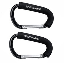 Supersize Kinderwagenhaken, Kinderwagenclips, Karabiner, Schaumstoffgriff 2er Pack **KOSTENLOSE P&P** Strollers und Prams price