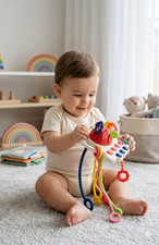 🐙 4-in-1 Montessori Silikon-Ziehspielzeug – Der ultimative Lernspaß für kleine Baby-Spielzeug price