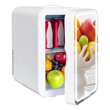 8L Mini Kühlschrank Kühlbox Lichtspiegel Gefrierbox Warmhaltebox 12V 230V Auto Auto-Kühlschrank price