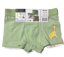 Kinder  3er Pack Unterhosen Jungen Boxershorts Safari Tiere 100% Bio-Baumwolle Jungen-Shorts price