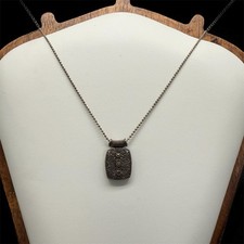 Vintage 925 Sterling Silber & Markasit filigran Anhänger an 925 Italy Halskette Smart Necklace price