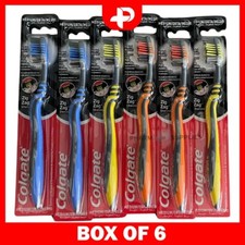 Colgate Zig Zag Kohle Zahnbürste Medium abgewinkelte Borsten 6er Pack Toothbrushes price