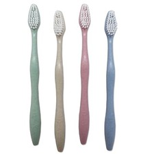Zahnbürsten für Erwachsene x 4 ~ Familie Großpackung Bürsten Packung manuell ~ mittlere weiche Borsten Toothbrushes price