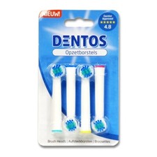 Dentos Bürsten für Oral-B Zahnbürsten, 4er Pack Toothbrushes price