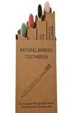 Onlineforu LTD Bambus Zahnbürsten - Holzzahnbürste (1er & 4er Pack) Toothbrushes price