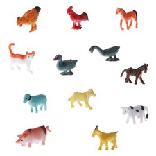 12 Stück Bauernhof Tier Modelle Kinder Lernspielzeug Educational Toy price