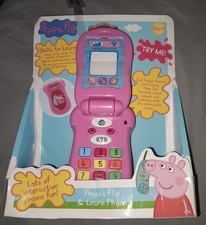 Peppa Pig Klapp- und Lerntelefon Lernspielzeug *NEU* Educational Toy price