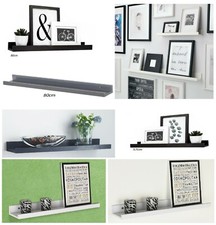 HOLZ SCHWEBEREGAL REGALE KIT WANDMONTAGE VITRINE HOME OFFICE DEKOR Büro-Shelf Unit price