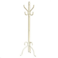 Puppenstube weiß Hut & Garderobe Ständer Miniatur Flur Zubehör Maßstab 1:12 Hall Stand price