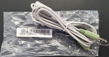 * Audiokabel 3.5mm Stereo Audio Aux Klinke Kabel 1,80m Kabel grau Stecker grün Audiokabel price
