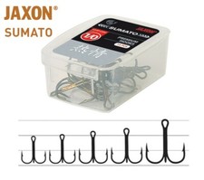 20 x DRILLINGSHAKEN, DRILLINGE, JAXON SUMATO TREBLE HOOK ROUND, ANGELHAKEN, NEU Drills price