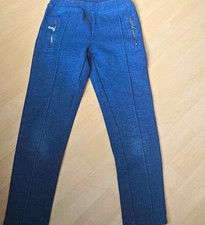 YIGGA Mädchen Jeggings Leggings blau, Reißverschlusstaschen, elast. Bund Gr. 134 Mädchen-Leggings price