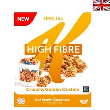Special K High Fibre Crunchy Golden Cluster 360g - Perfekt für Kinder & Erwachsene Frühstücksflocken price