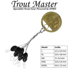 Spro TM Soft Stopper Olives | Gummistopper Trout Master Sbirolino Schnurstopper Olives price