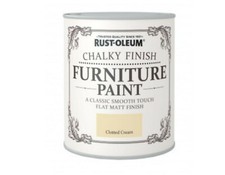 Rust-Oleum Clotted Cream Möbelfarbe Kreide Chalky Finish 125ml Shabby Chic Clotted Creme price