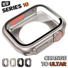 Schutzhülle PC Case mit Glas Für Apple Watch Series 11 10 9 8 7 6 SE 44/45/46mm PC Cases price