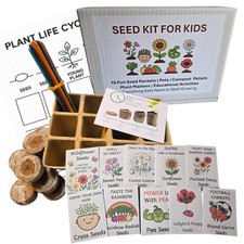 Kinder Gartenset - Blumen, Kräuter & Gemüse selber züchten | Multi Vegetables price