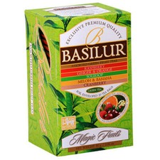 Basilur Tee Set Magic Fruits 5 Teesorten 25 Teebeutel Grüntee Früchtetee Fruits price
