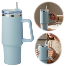 LS-LebenStil XL Edelstahl Trinkbecher 1200ml mit Griff Kaffeebecher Coffee to Go Coffee price