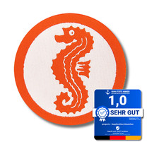Seepferdchen® offizielles Schwimmabzeichen zum Aufbügeln Seepferdchen Abzeichen Abzeichen price