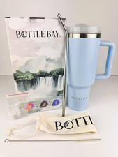 BottleBay 1,2L Edelstahl Isolierbecher - Powder Blue Cold Powdered Drinks price