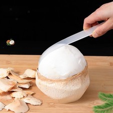 Kokosnussöffner Werkzeug weiß Kokos Fleischöffner für Kokosnussliebhaber Küche White Meat price