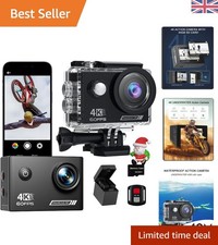 Ultimative wasserdichte Actionkamera: 4K Video, 2 Akkus & Montageset enthalten Video Camera Batteries price